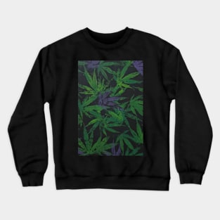 Cannabis Leaves Crewneck Sweatshirt